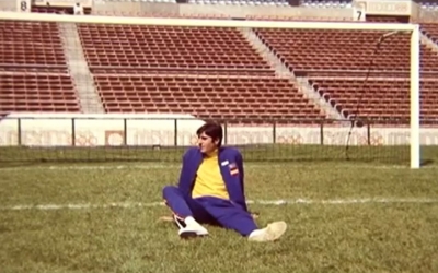 Garzón al mític estadi Azteca l'any 1968